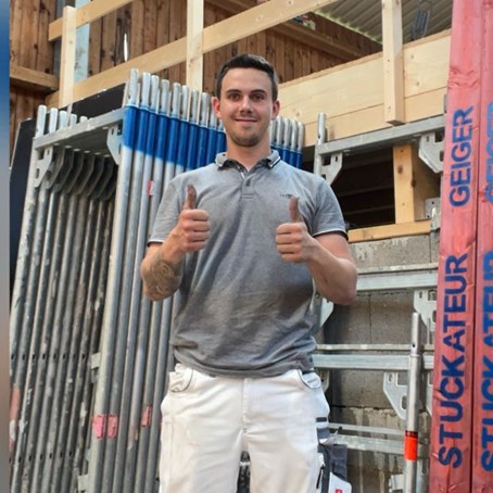 Marius Geiger, Stuckateurmeister